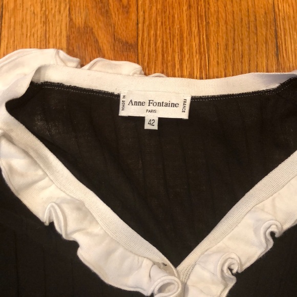 EUC DEAL OF THE DAY ANNE FONTAINE BUTTON UP SHIRT - Picture 3 of 8